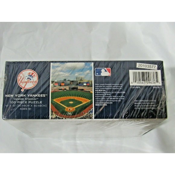 2008 Image of New York Yankees Stadium Official MLB 100Pcs Puzzle 12"×12" - Picture 2 of 2